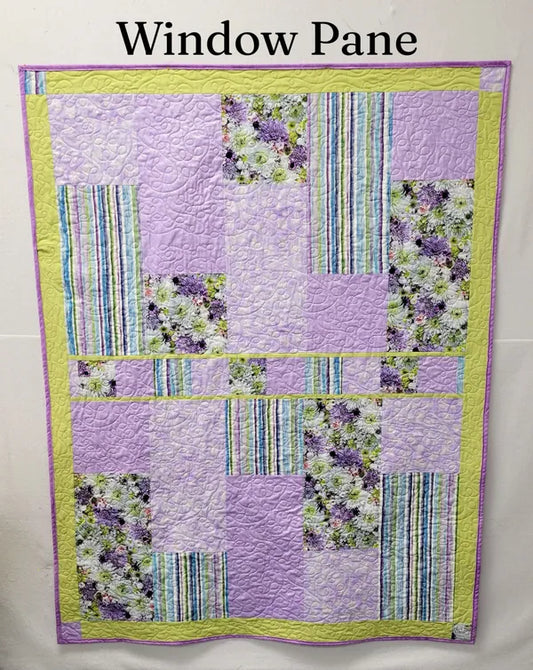 Window Pane Sassy Sunflower Quilt Pattern