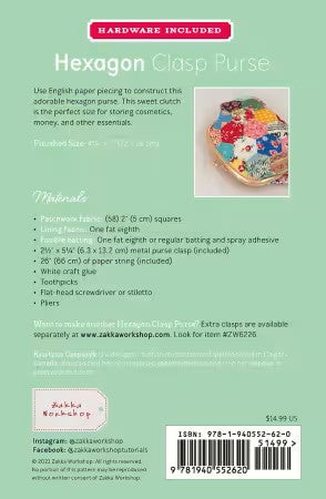 Hexagon Clasp Purse Kit