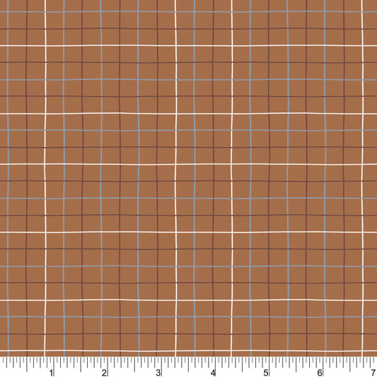 Fun in the Forest - Autumn Grid - PER 1/4 YARD