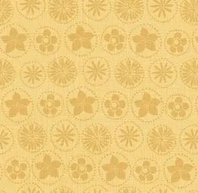 Song Bird - Floral Chains, Yellow - PER 1/4 YARD