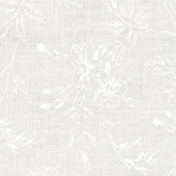 Muslin Mates - Medium Floral, White - PER 1/4 YARD