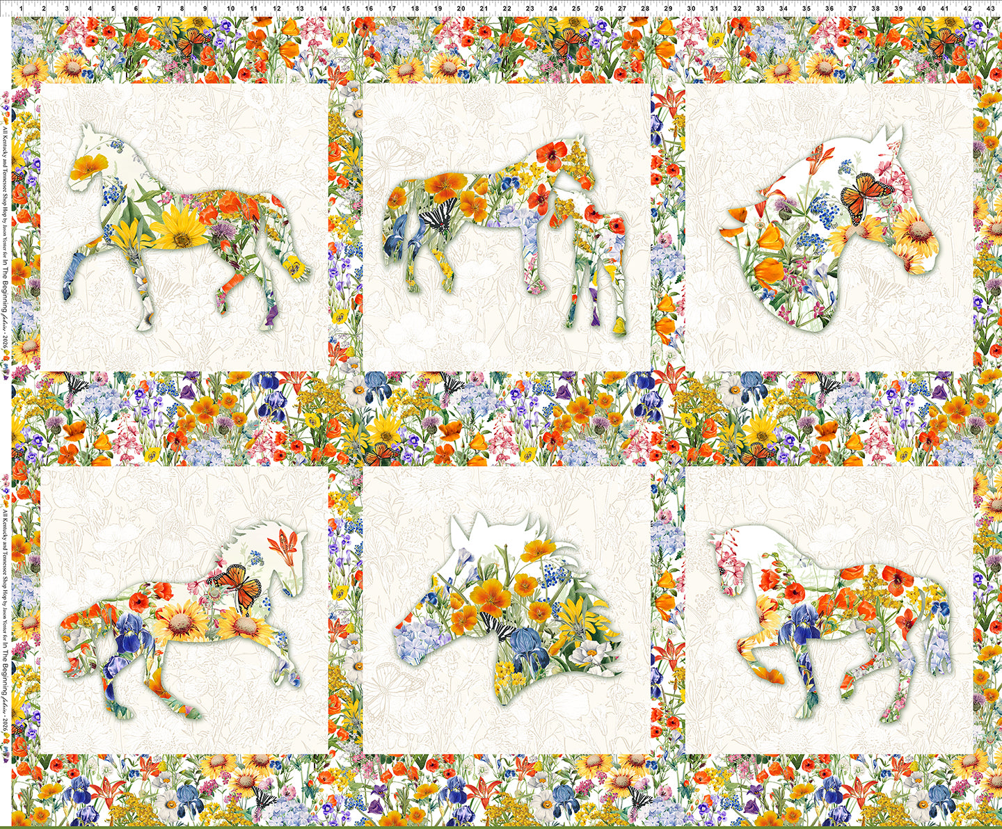 All TN/KY State Shop Hop 2026 - Horse Panel PRE-ORDER