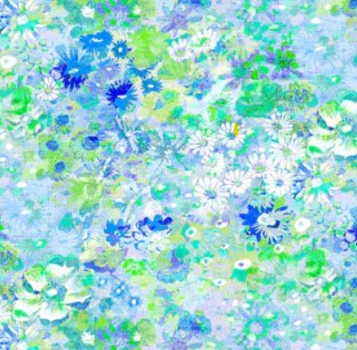 108" Aqua Perennial  Wide Back