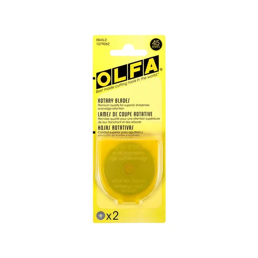 Olfa 45mm Rotary Blade, 2 ct