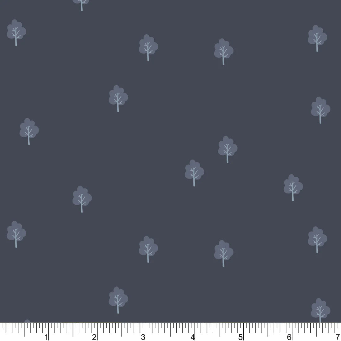 Fun in the Forest - Scattered Trees - PER 1/4 YARD