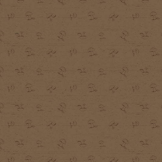 Wildwood - Mushroom Tonal, Brown - PER 1/4 YARD