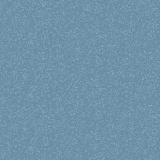 Honey Bee - Linework, Denim - PER 1/4 YARD